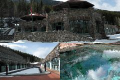 29 Banff Cave And Basin Entrance, Pool and Thermal Waters In Winter